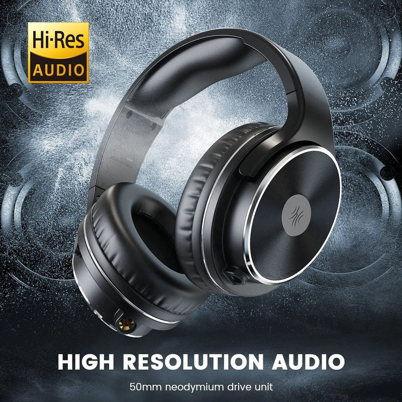 OneOdio-Monitor Profissional de Estúdio, HiFi, Costas Fechadas, Over Ear, Com Fio, Dual Jack, Mixagem, Gravação de Auscultadores para Guitarra, PC