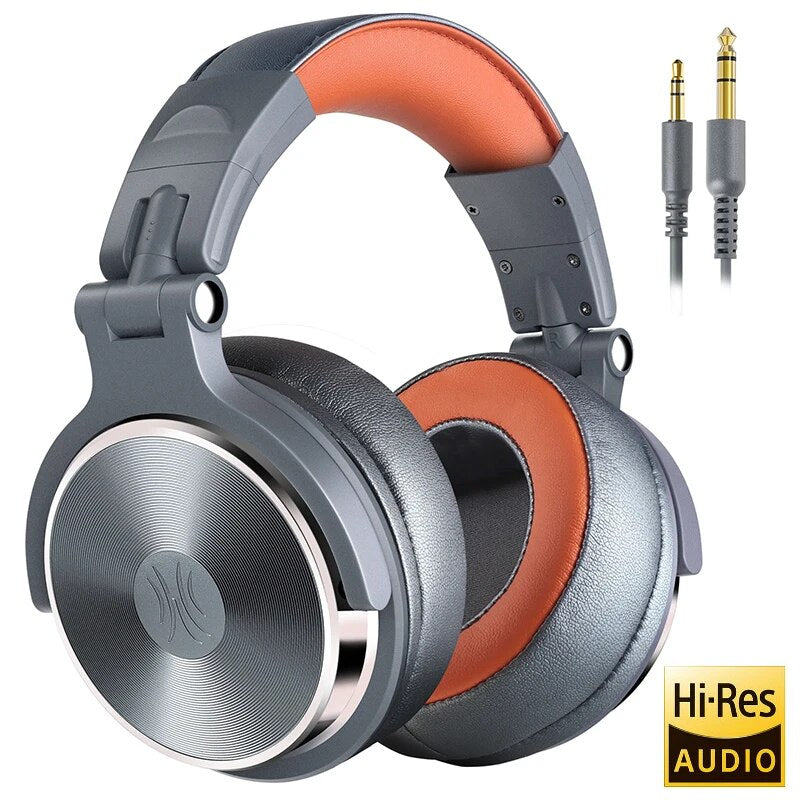 Oneodio Wired Professional Studio Pro DJ Fones De Ouvido Com Microfone Sobre A Orelha HiFi Monitor Música Headset Fone De Ouvido Para Telefone PC