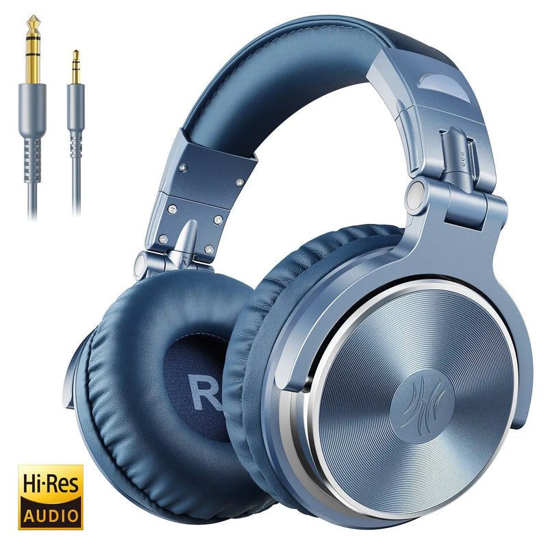Oneodio Wired Professional Studio Pro DJ Fones De Ouvido Com Microfone Sobre A Orelha HiFi Monitor Música Headset Fone De Ouvido Para Telefone PC