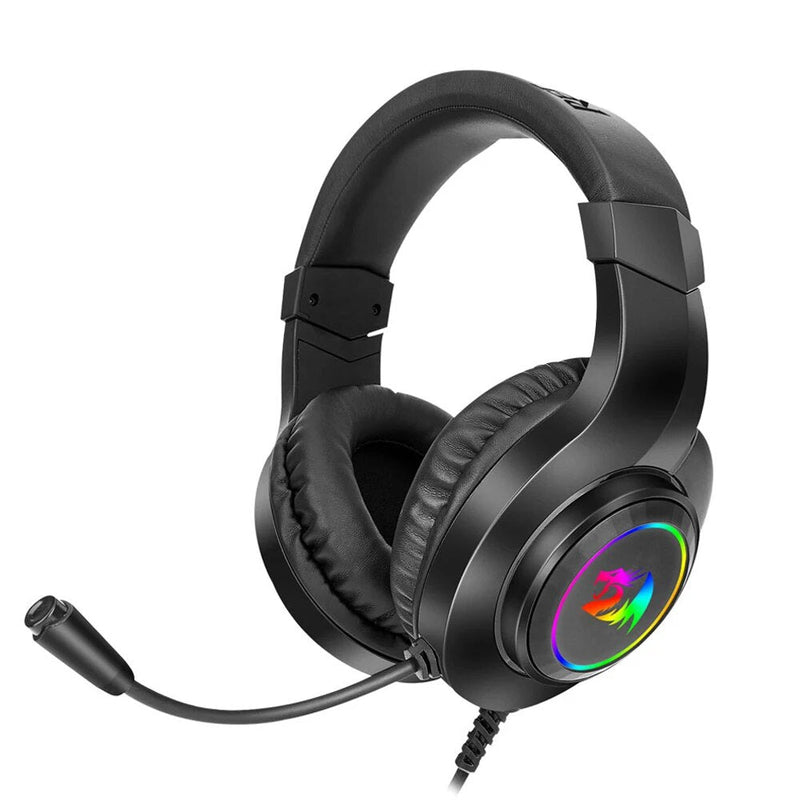 Redragon HYLAS H260 RGB gaming Headphone,3.5 milímetros de som Surround Fones De Ouvido Do Computador fone de ouvido Microfone para PS4 Interruptor Xbox-um