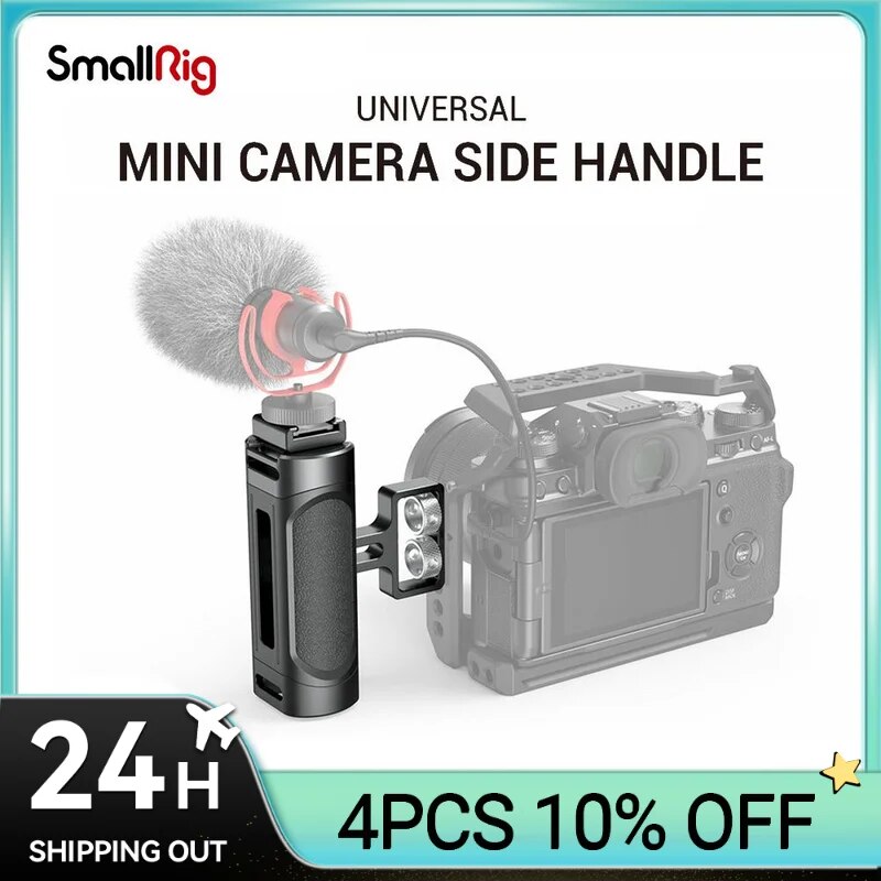 SmallRig Mini Câmera Lado Handgrip, 2 "-20 Parafusos, Montagem para Mirrorless, Câmera Digital, DSLR, 2916