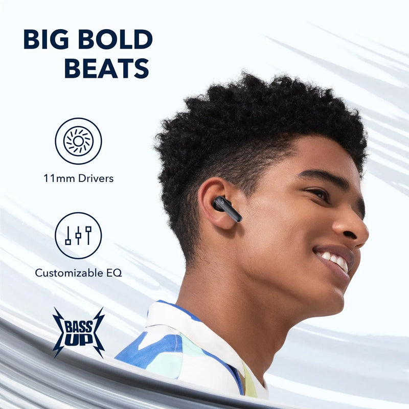 Soundcore by Anker Life P3 Noise Cancelling fone de ouvido sem fio bluetooth, fone sem fio bluetooth, Super Bass, 6 mics para chamadas mais nítidas, cancelamento de ruído multimodo