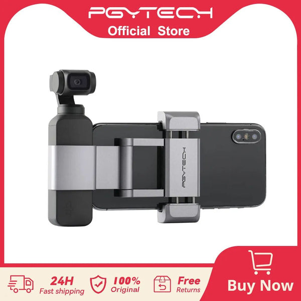 Suporte do telefone pgytech mais 1/4 parafuso suporte de telefone portátil para dji osmo pocket/osmo pocket 2 acessórios de câmera de ação